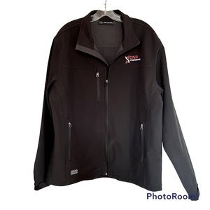 DRI-DUCK DDX Black zip Jacket Sz Lg LN